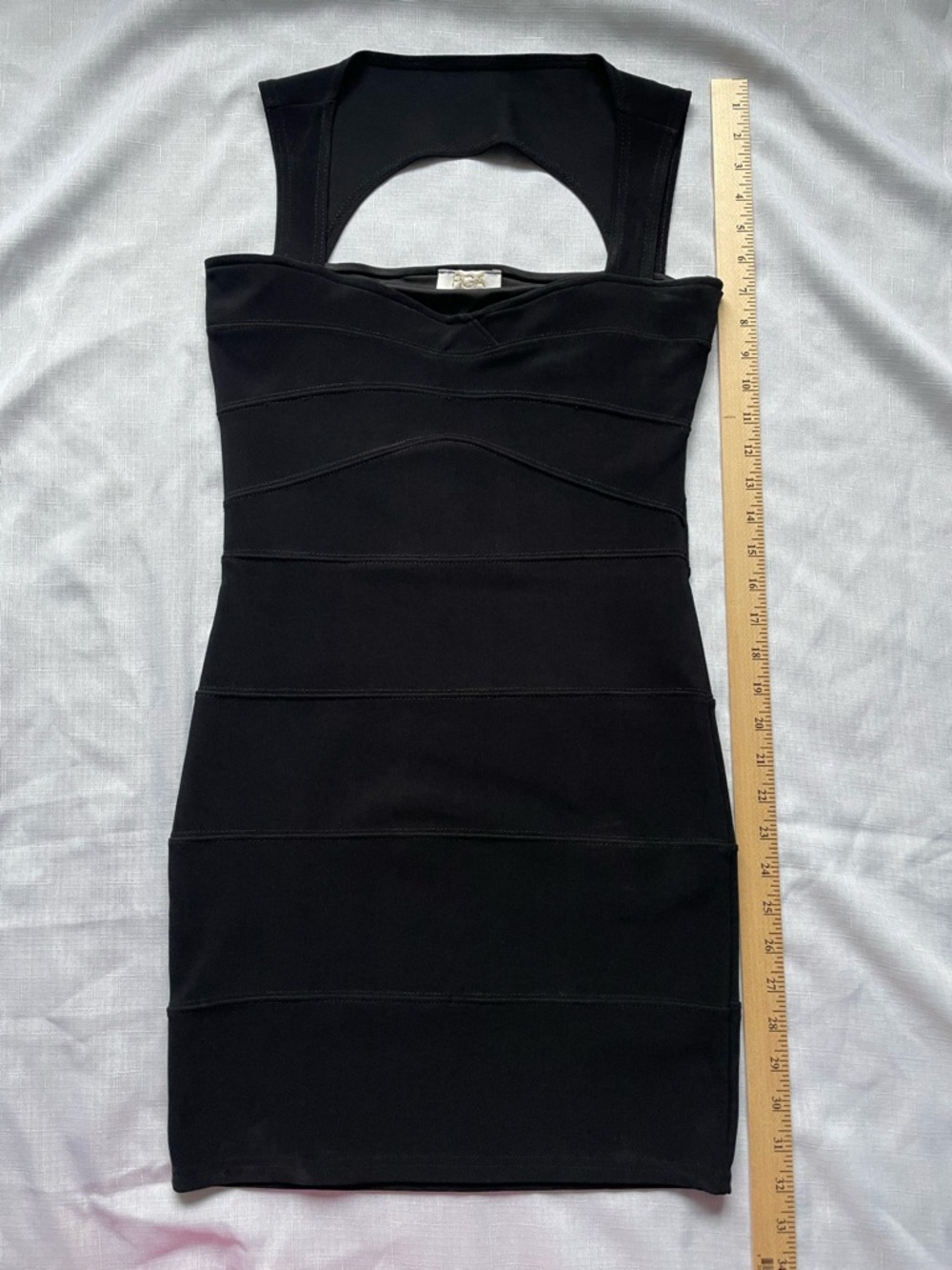 Black FIGA Women's Dress Size S , Bandage Dress, Fits Like 2/4